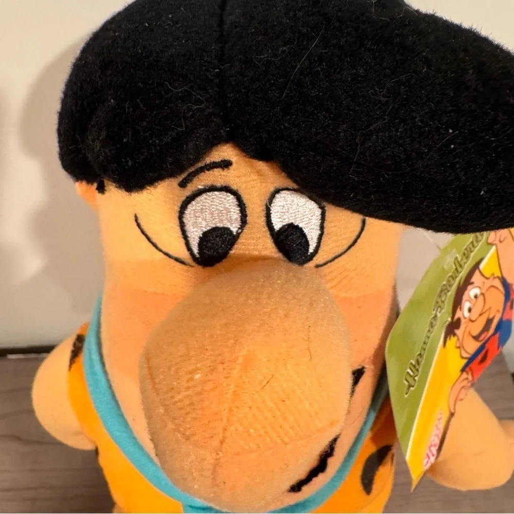 Orange and Black Stuffed Animal Plush Toy